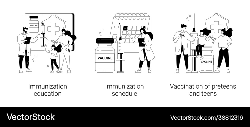 Public health program abstract concept Public health program abstract concept vector image