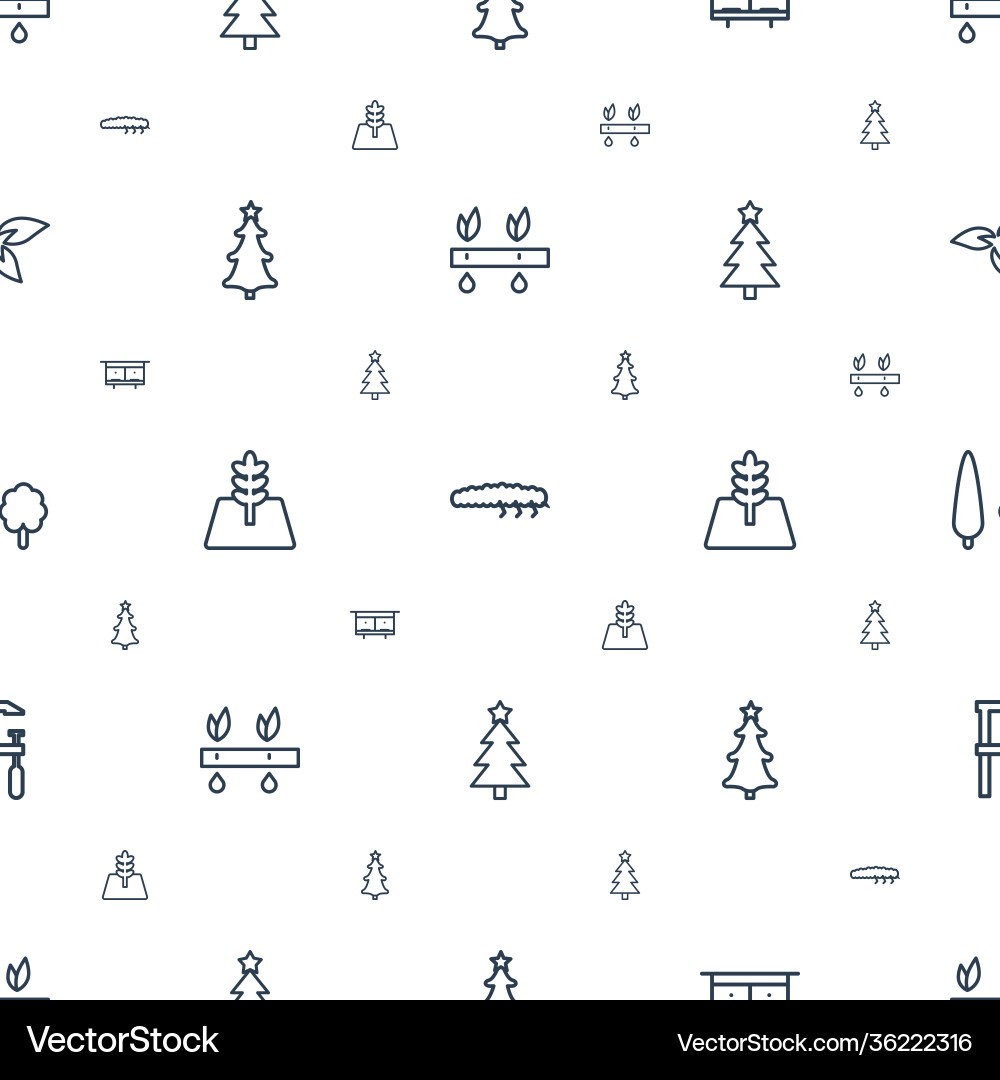 Tree icons pattern seamless white background Tree icons pattern seamless white background vector image