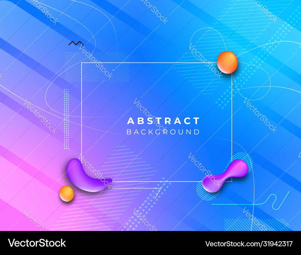 Abstract colorful pattern design and background vector image