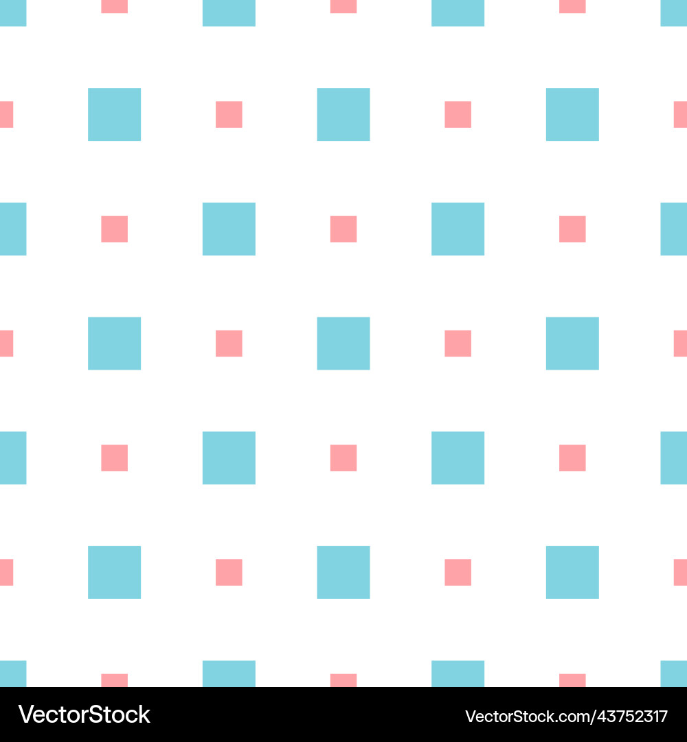 Abstract geometric pattern with small squares vector image