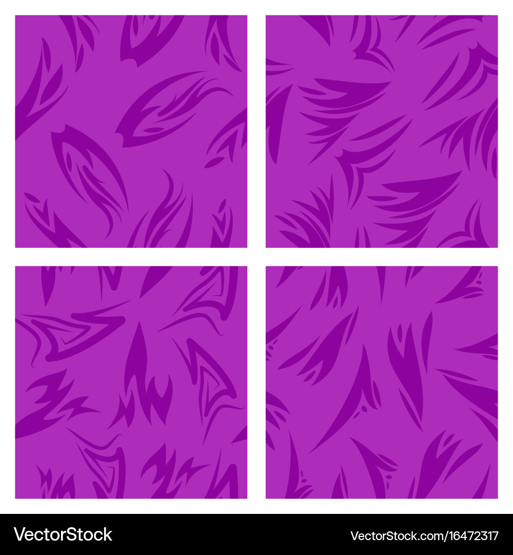 Assembly of patterns in striped style vector image