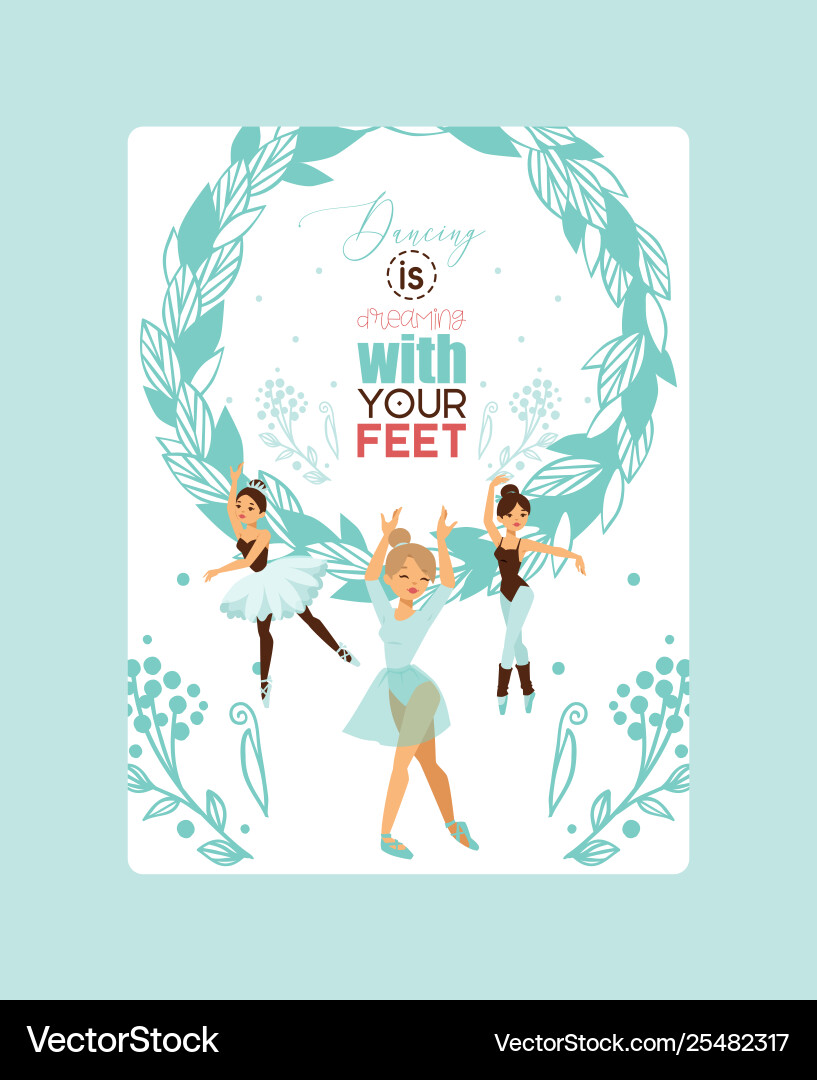 Ballet dancer ballerina woman character Ballet dancer ballerina woman character vector image