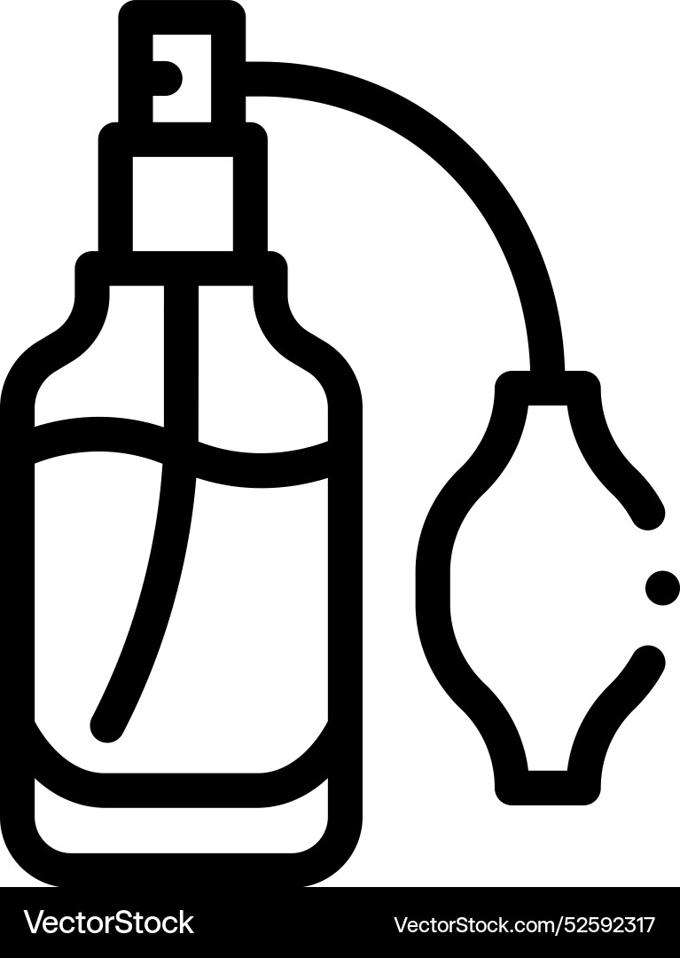 Cologne icon thin linear style design isolated Cologne icon thin linear style design isolated vector image