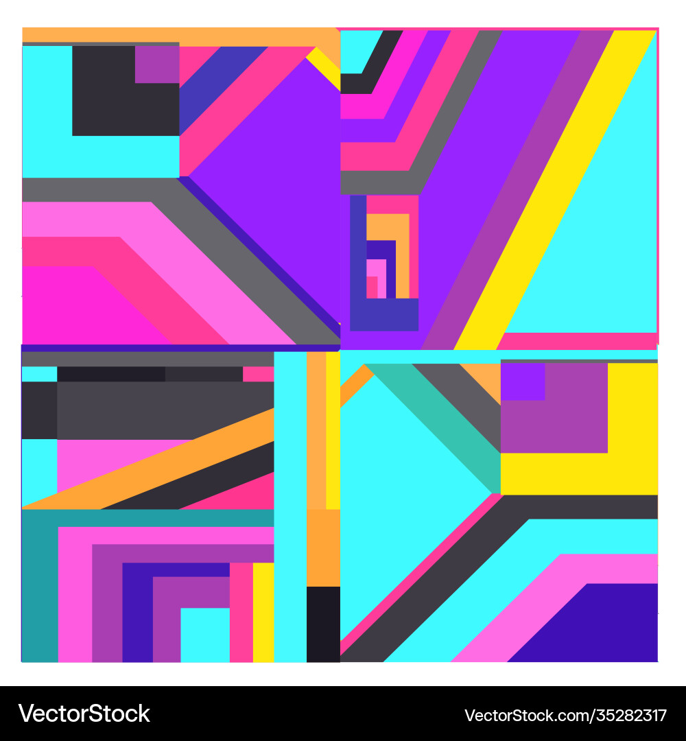 Colorful geometric and curve background pattern Colorful geometric and curve background pattern vector image