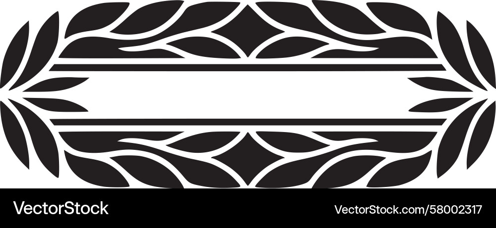 Grain Border Pattern Vector Image