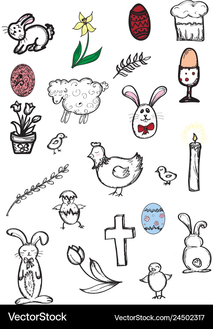 Happy easter Royalty Free Vector Image - VectorStock