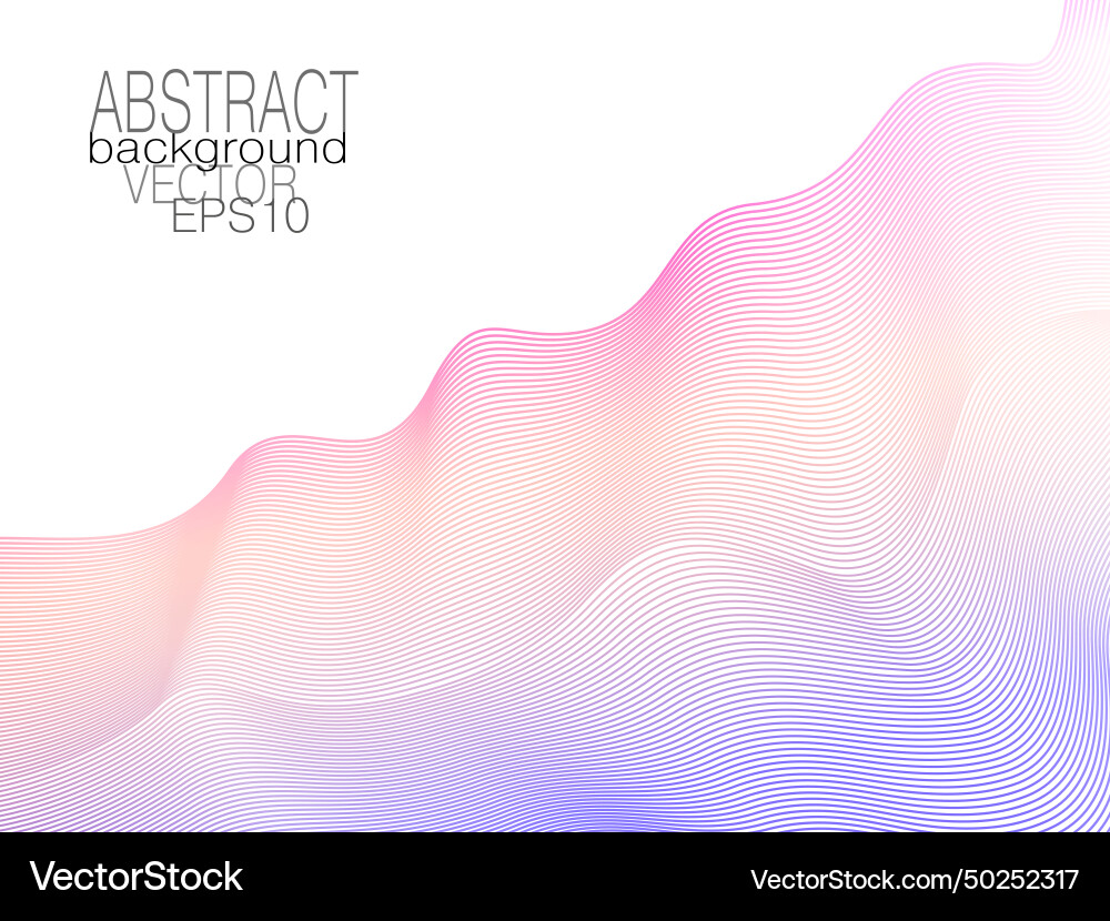 Multicolored wave thin lines squiggle curve design Multicolored wave thin lines squiggle curve design Vector Image