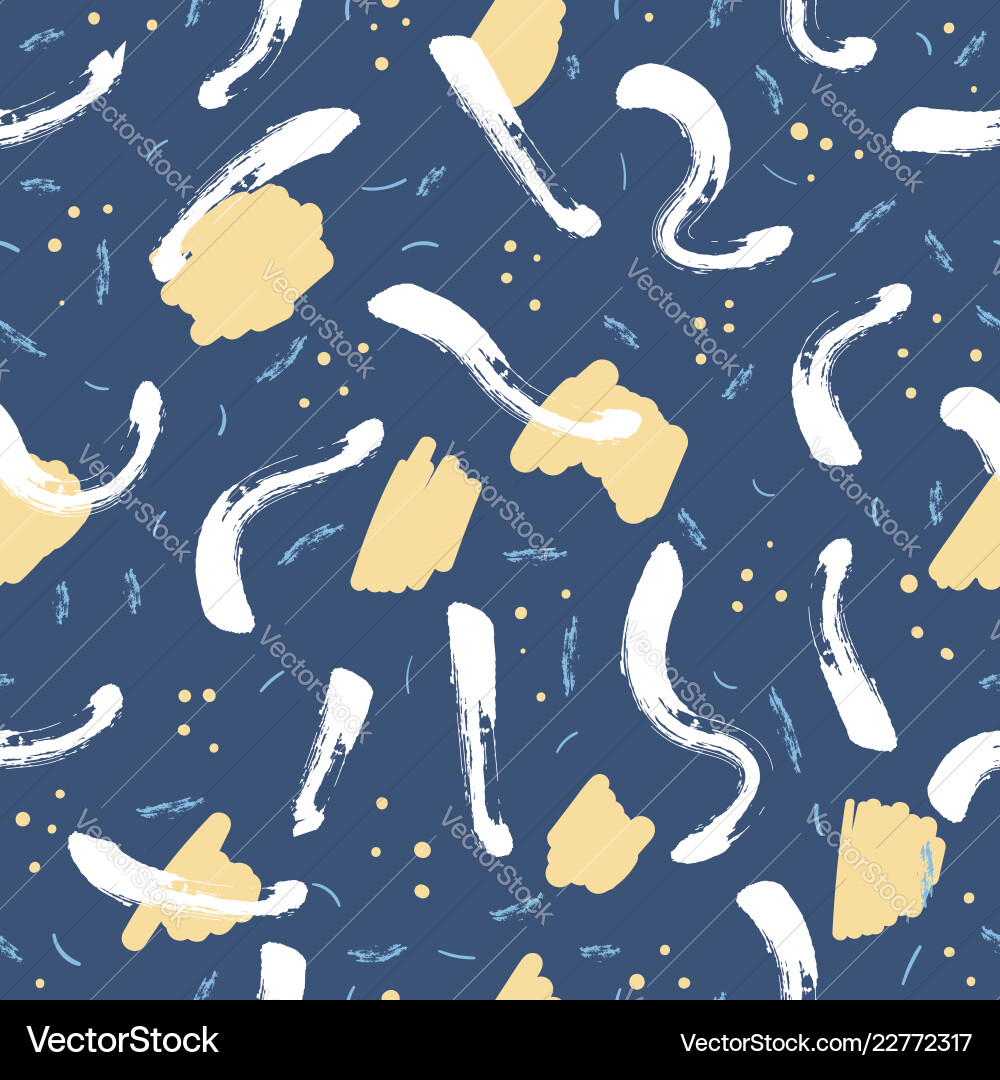 Seamless pattern of abstract elements Seamless pattern of abstract elements vector image