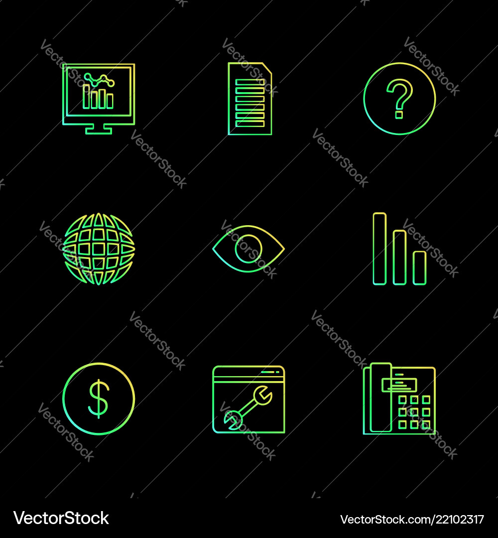 Seo technology internet flags computer eps vector image