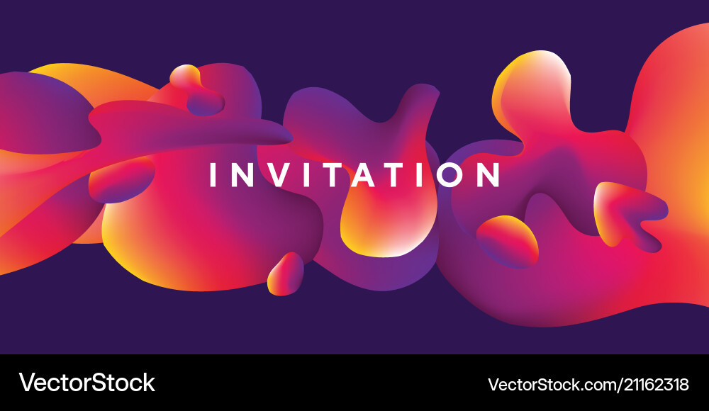 Abstract colorful liquid pattern Vector Image