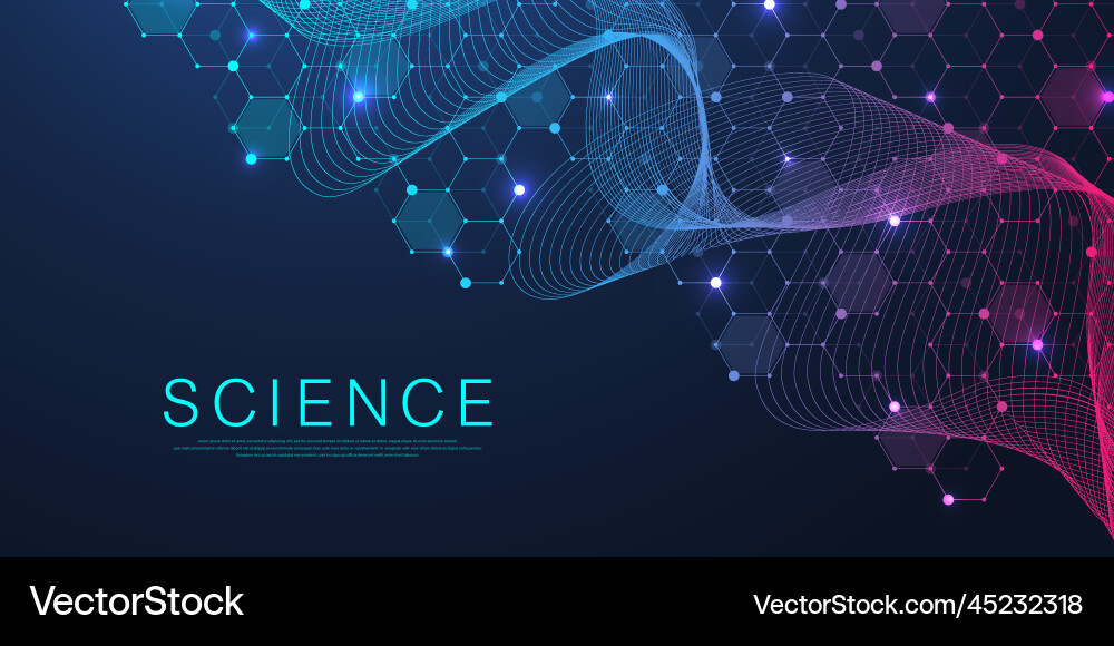 Abstract Technology Data Network vector image