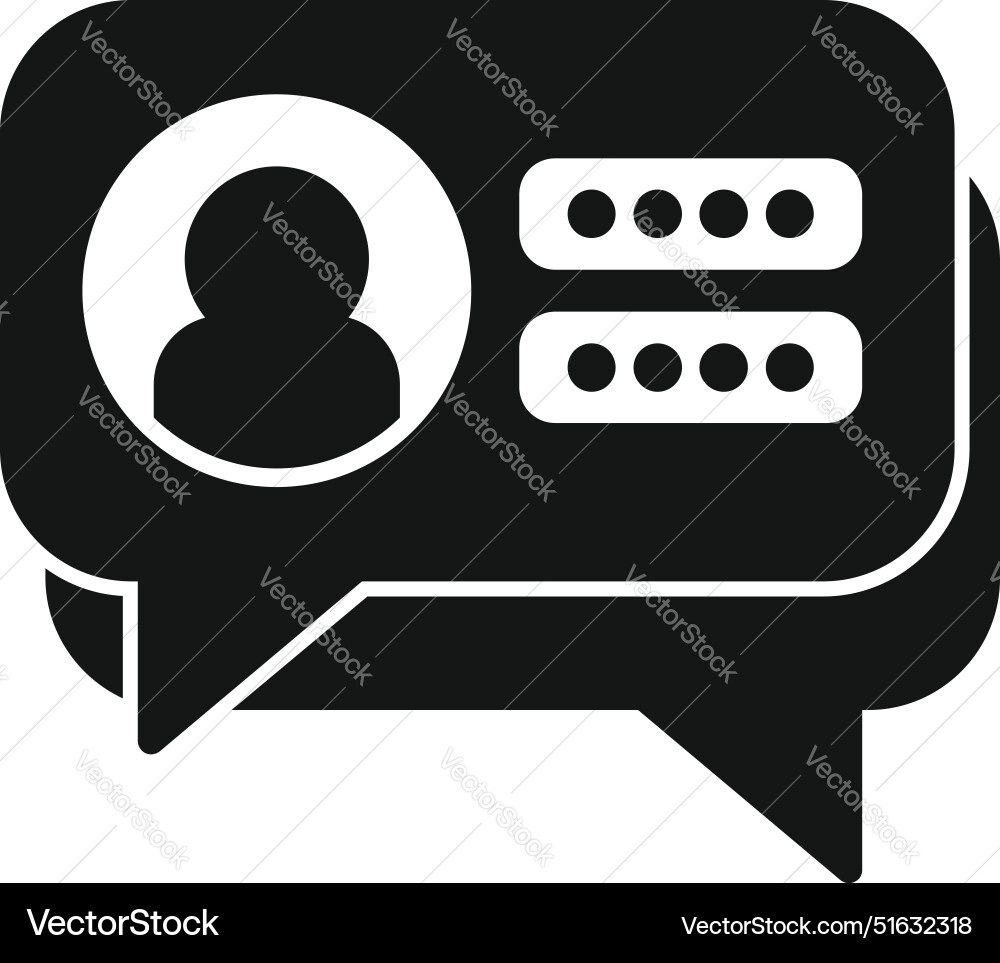 Black and white icon of a user logging Black and white icon of a user logging Vector Image