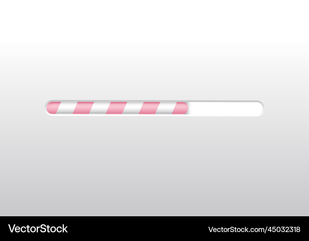 Candy styled loading bar design Vector Image