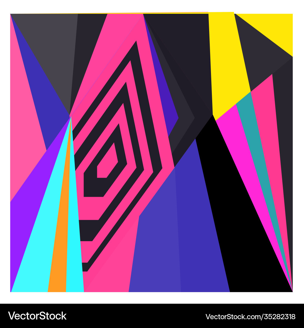 Colorful geometric and curve background pattern Colorful geometric and curve background pattern vector image