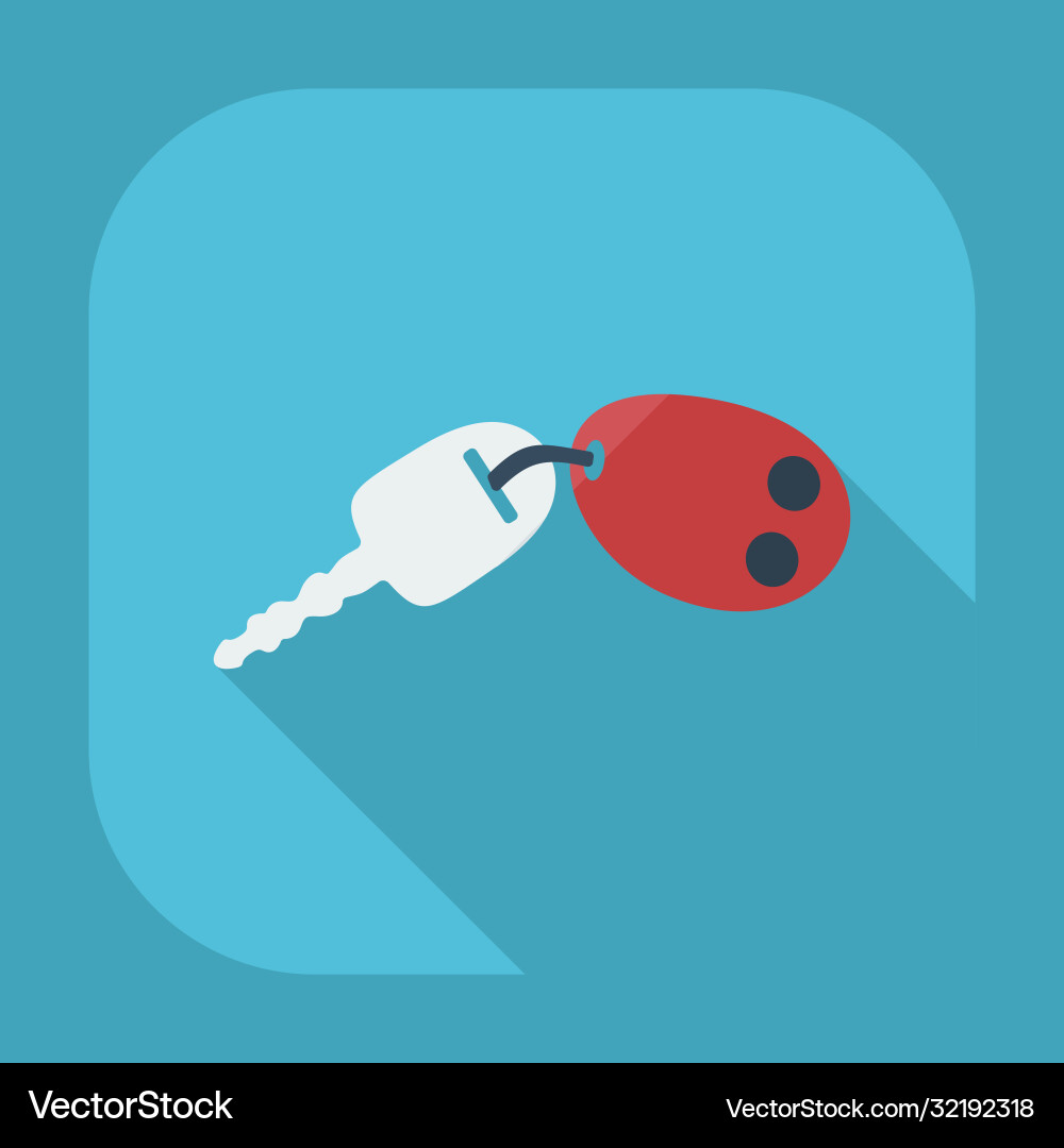 Flat modern design with shadow icons keys Flat modern design with shadow icons keys vector image