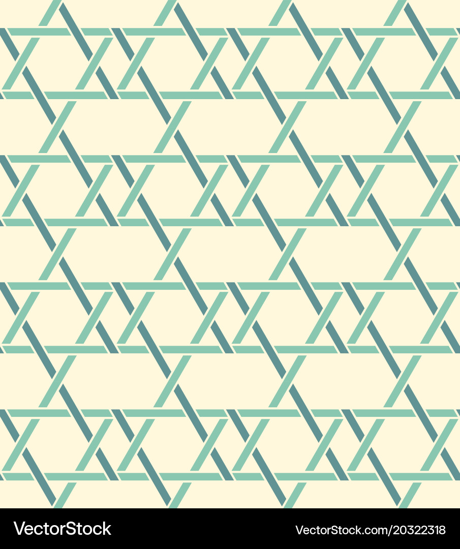 Geometric seamless pattern background with weave vector image