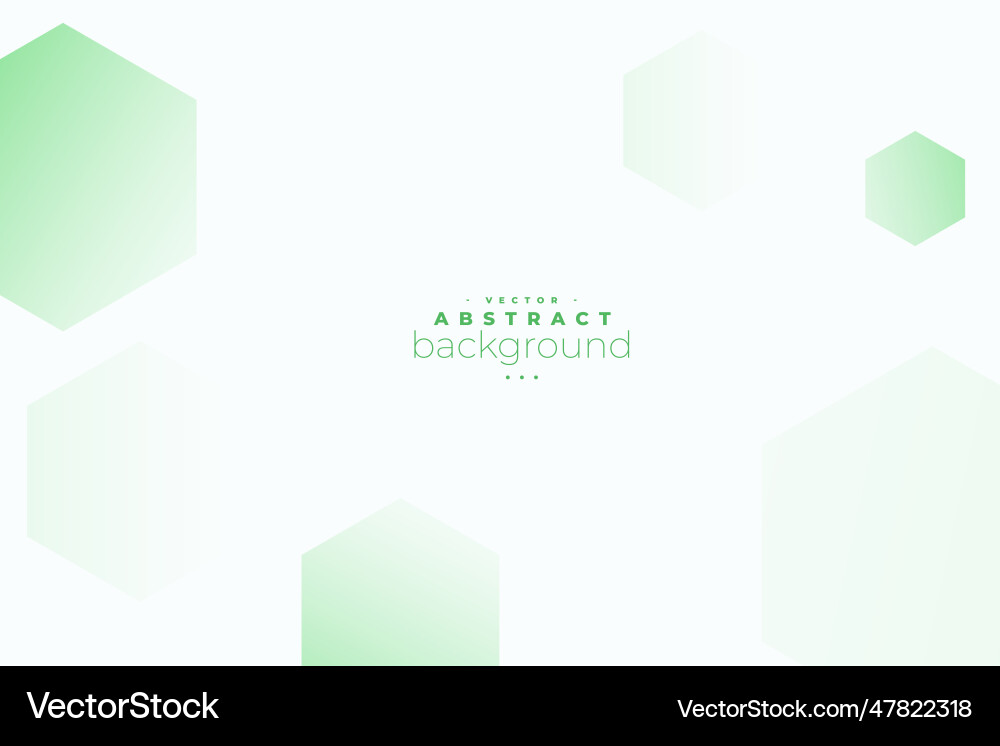 Geometric style abstract hexagon shape modern Vector Image