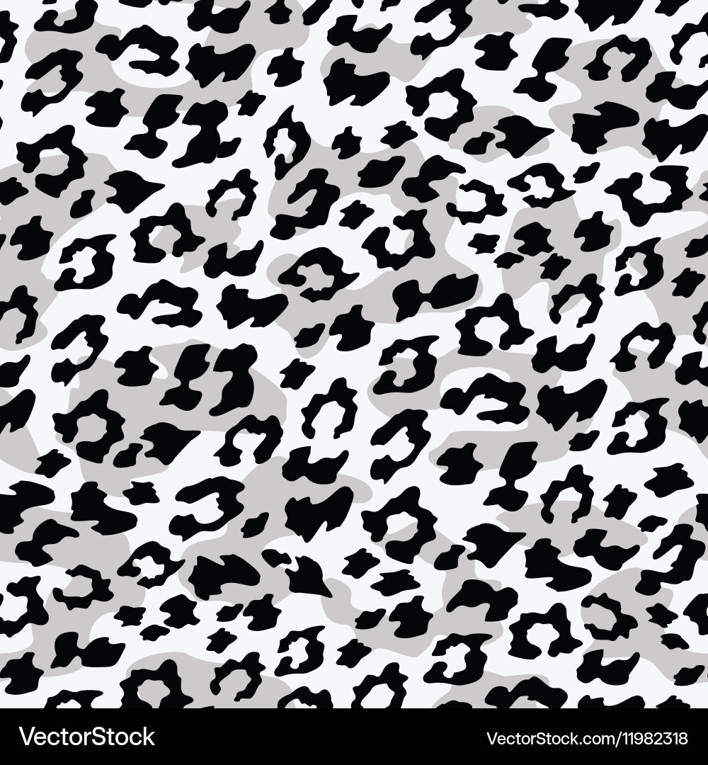 Leopard Seamless Pattern vector image