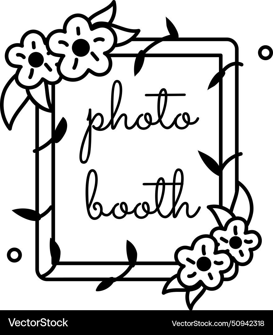 Photo booth Royalty Free Vector Image - VectorStock