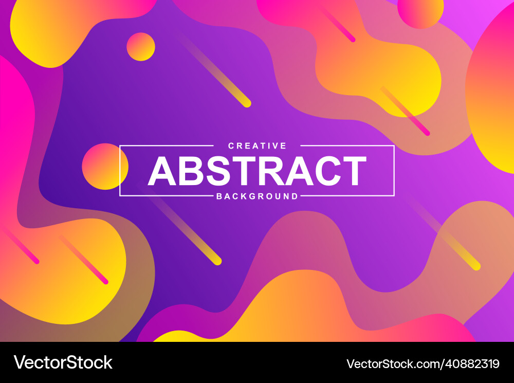 Abstract background design with dynamic liquid Vector Image