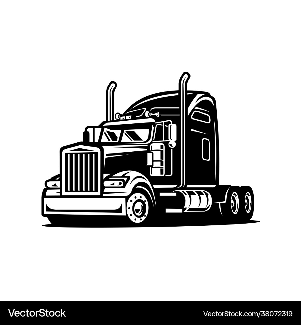 American semi truck images American semi truck images vector image
