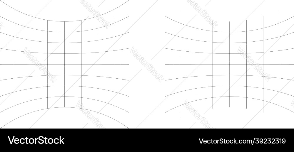 Distorted abstract geometric shape elements Distorted abstract geometric shape elements vector image
