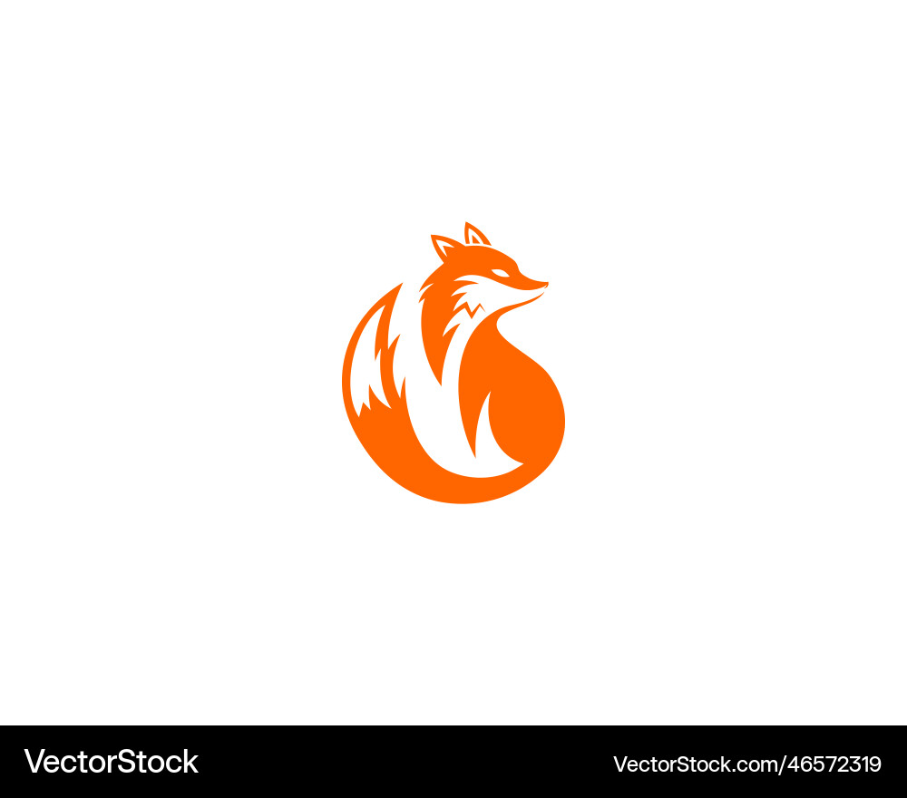 Fuchs und Wolf Silhouette Tier Logo Design Fuchs und Wolf Silhouette Tier Logo Design vektorbild