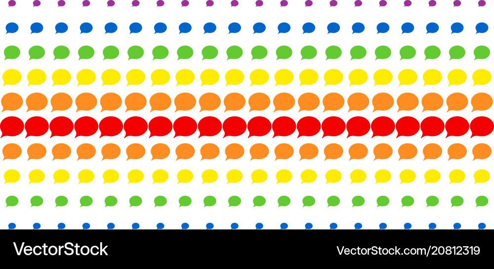 Hint Form Halbton spektrales Array Hint Form Halbton spektrales Array vektorbild