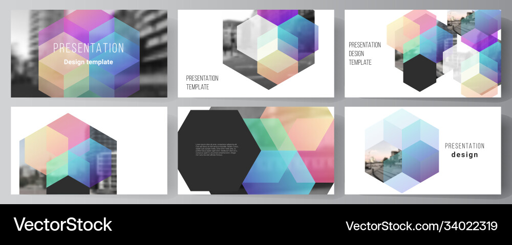 Layout presentation slides design Vector Image