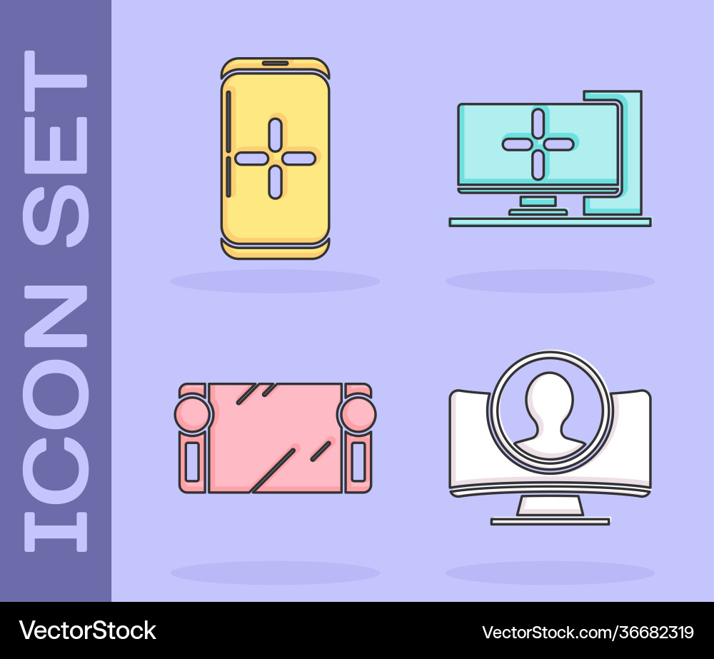Set create account screen smartphone and playing Set create account screen smartphone and playing vector image