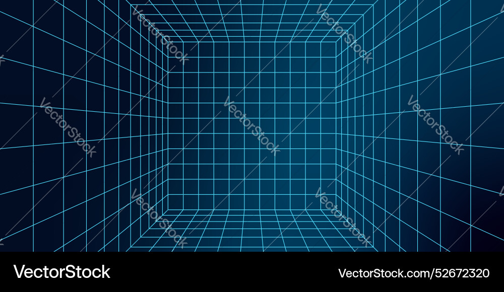3d mesh grid wireframe structure 3d mesh grid wireframe structure vector image