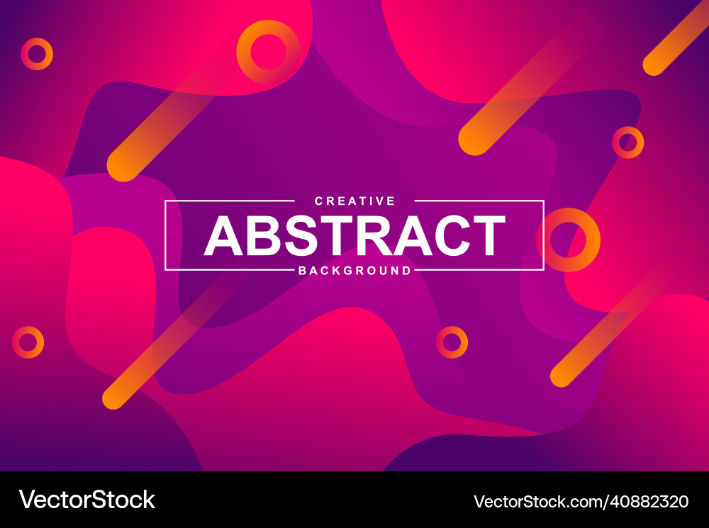 Abstract background design with dynamic liquid vector image