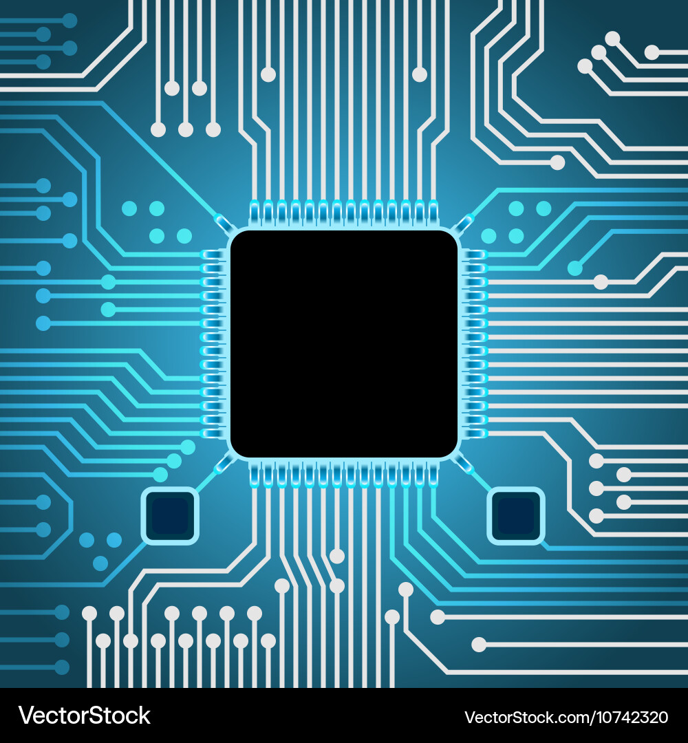 Computer background with place for text Vector Image