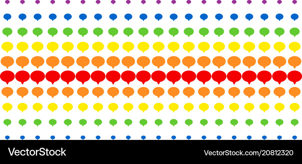 Hint shape halftone spectrum effect Hint shape halftone spectrum effect vector image