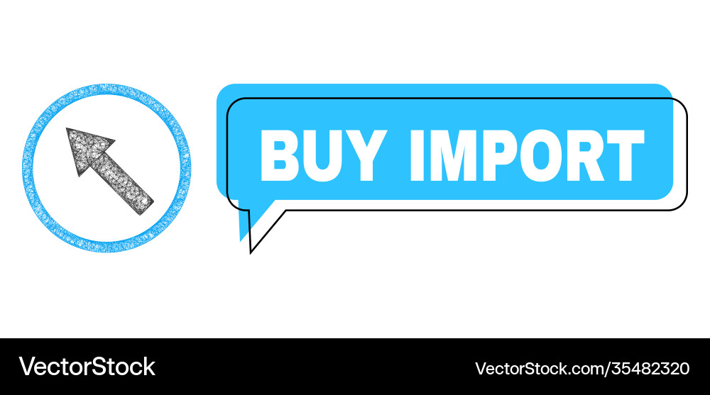 Misplaced buy import message cloud and network up Misplaced buy import message cloud and network up vector image