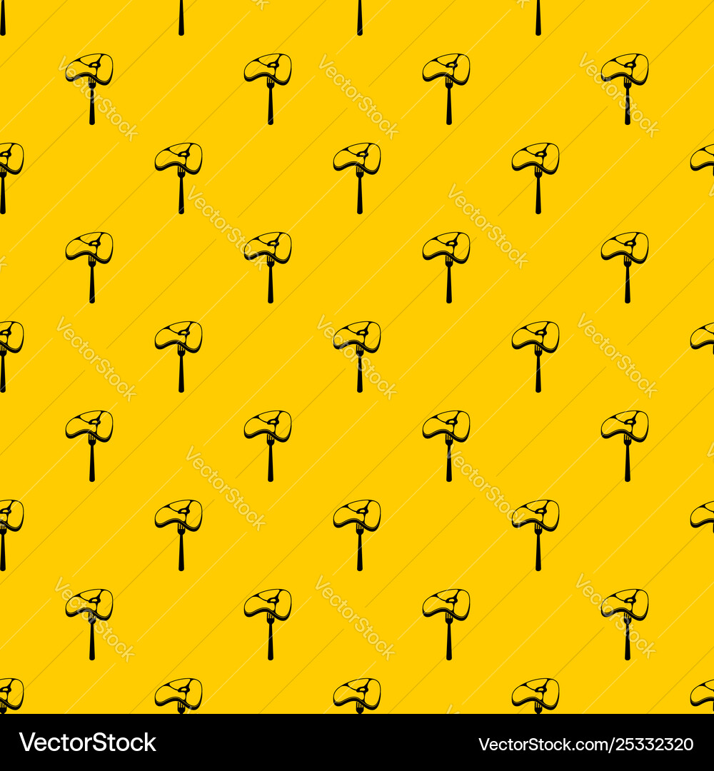 Steak pattern Steak pattern vector image