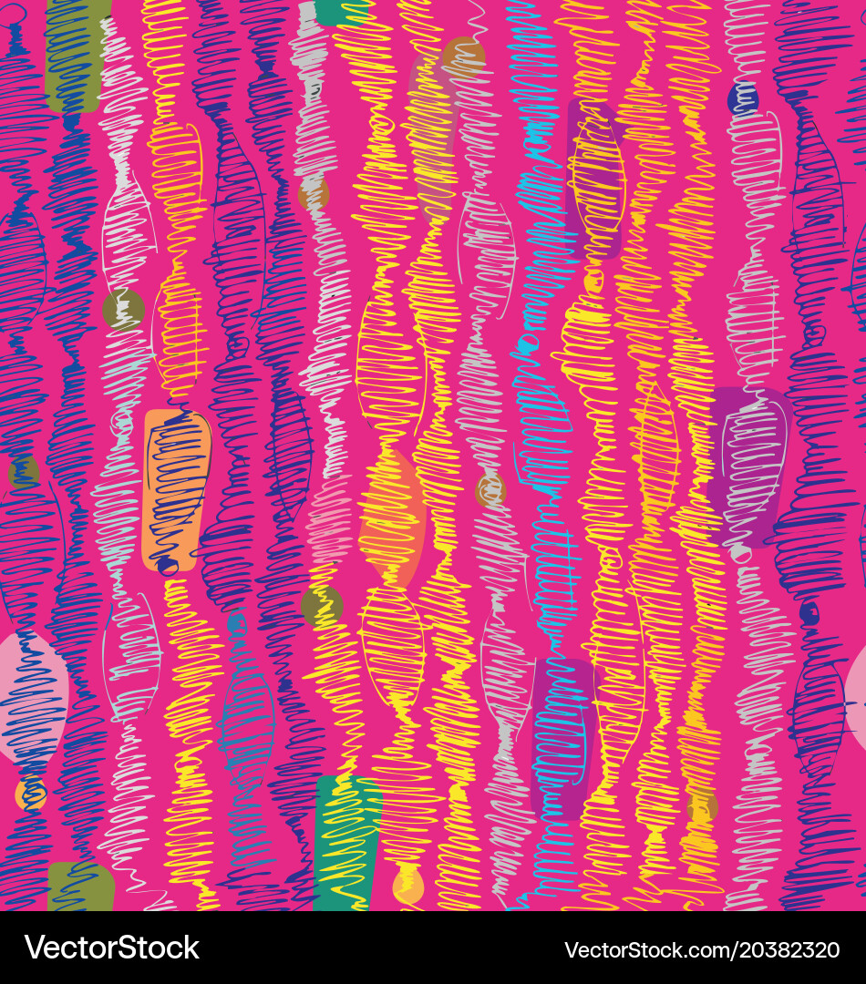 Zigzags vertical from lines an abstract texture Vector Image
