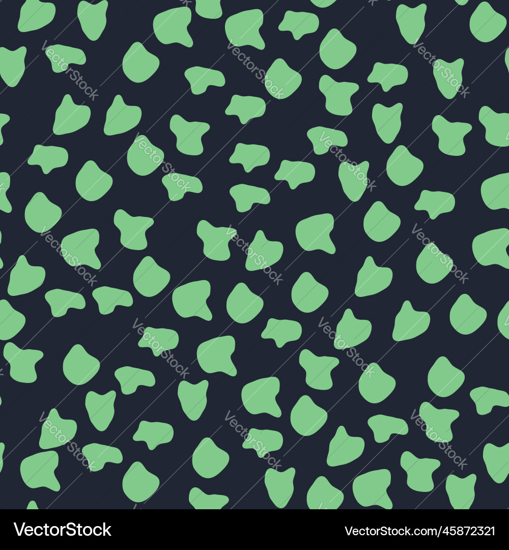 Abstract blob splash design template on dark vector image