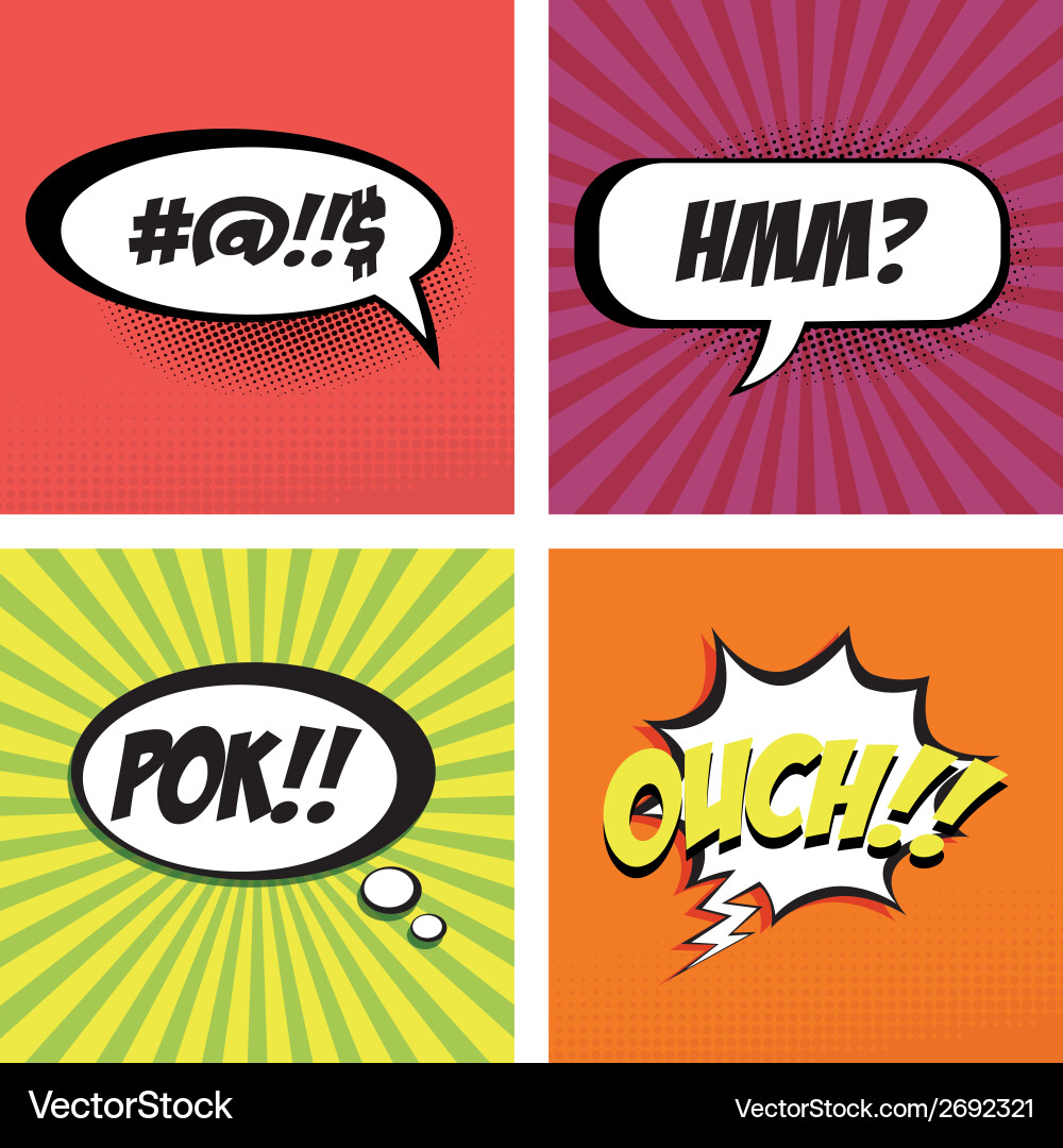 Abstract pop art objects on a special background vector image