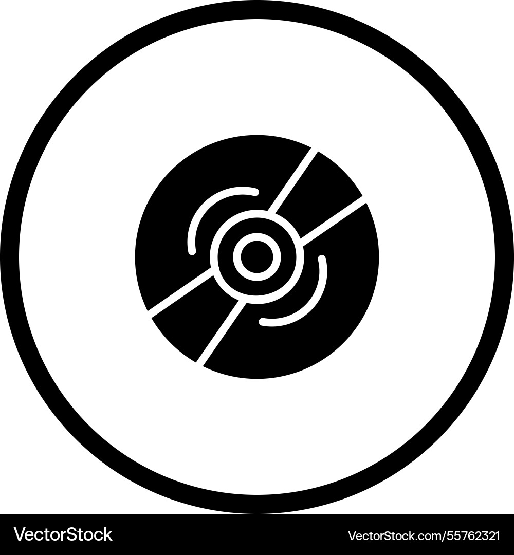 Compact disk icon design Vector Image