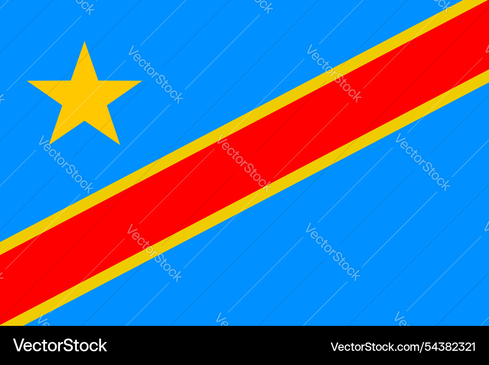 Congo waving flag pattern background Congo waving flag pattern background Vector Image