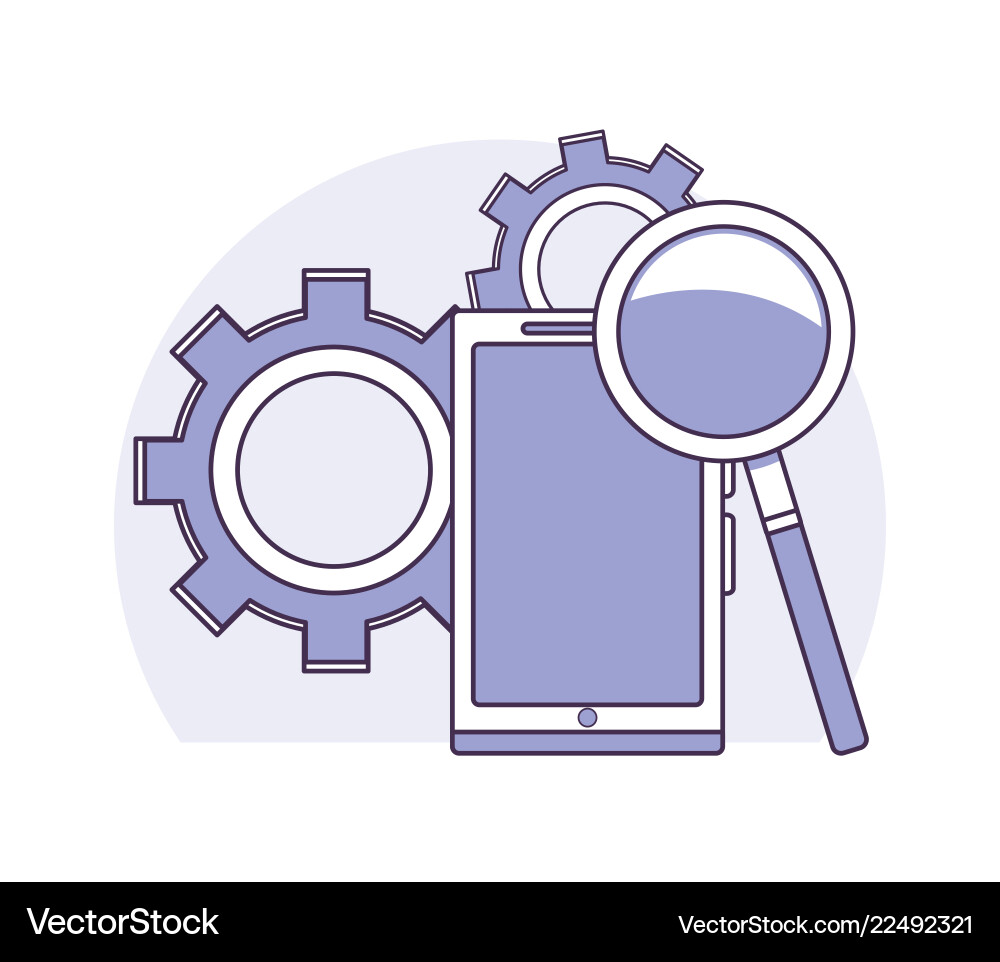 Database and technology Database and technology Vector Image