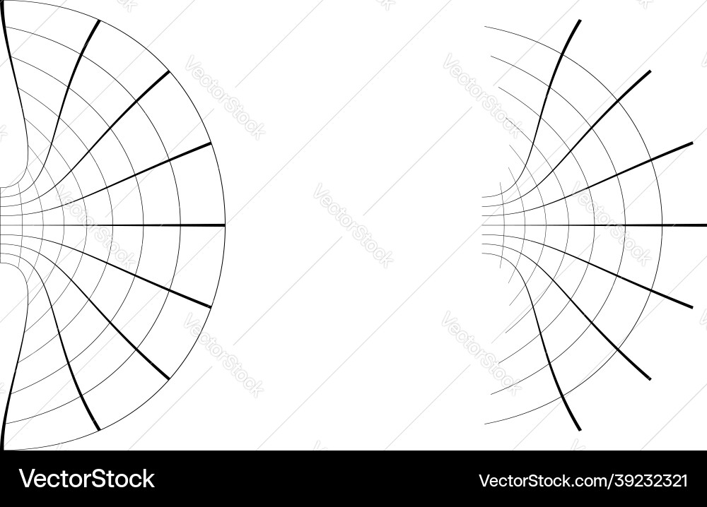 Distorted abstract geometric shape elements Distorted abstract geometric shape elements Vector Image