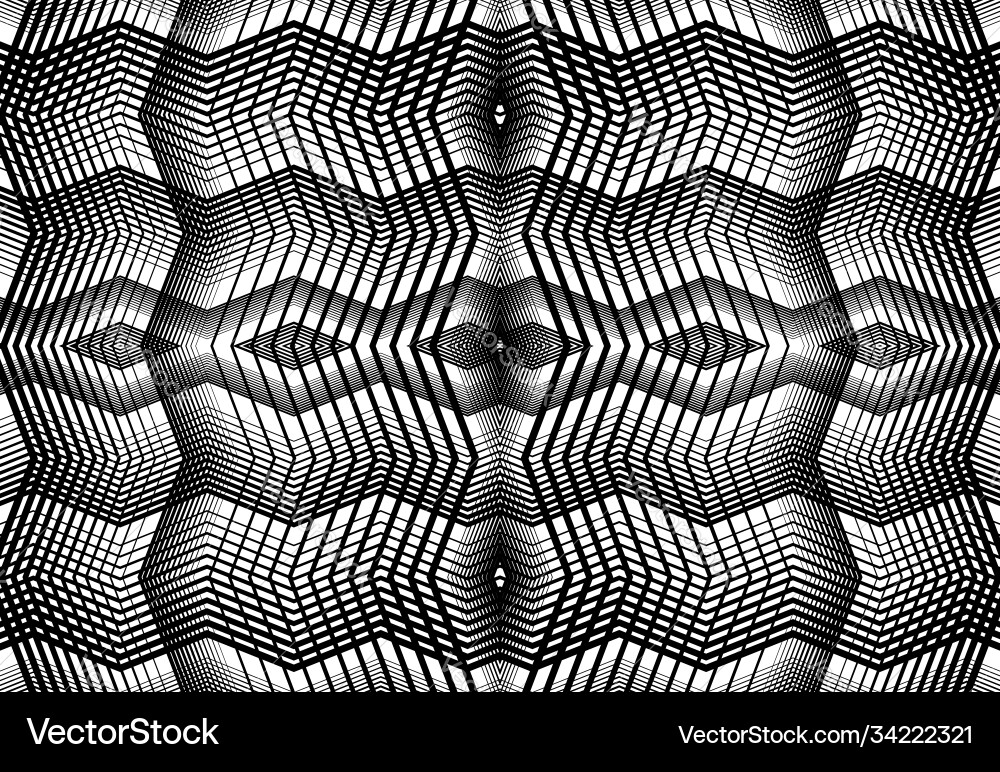 Repeatable and tileable grid mesh zig-zag Repeatable and tileable grid mesh zig-zag vector image