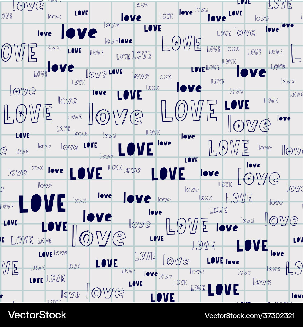 Typographic style seamless repeat pattern brush Typographic style seamless repeat pattern brush vector image