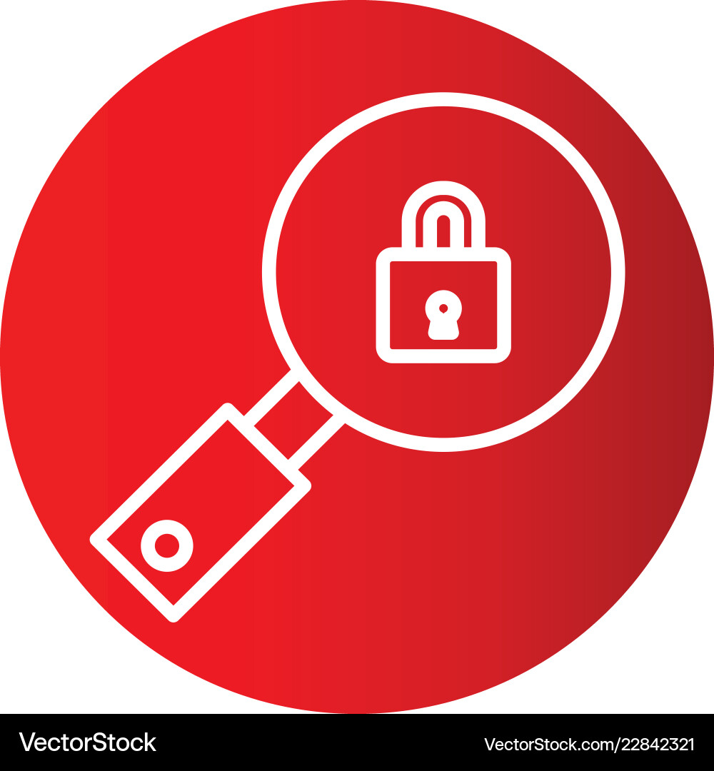 Zoom icon in creative design with elements Vector Image