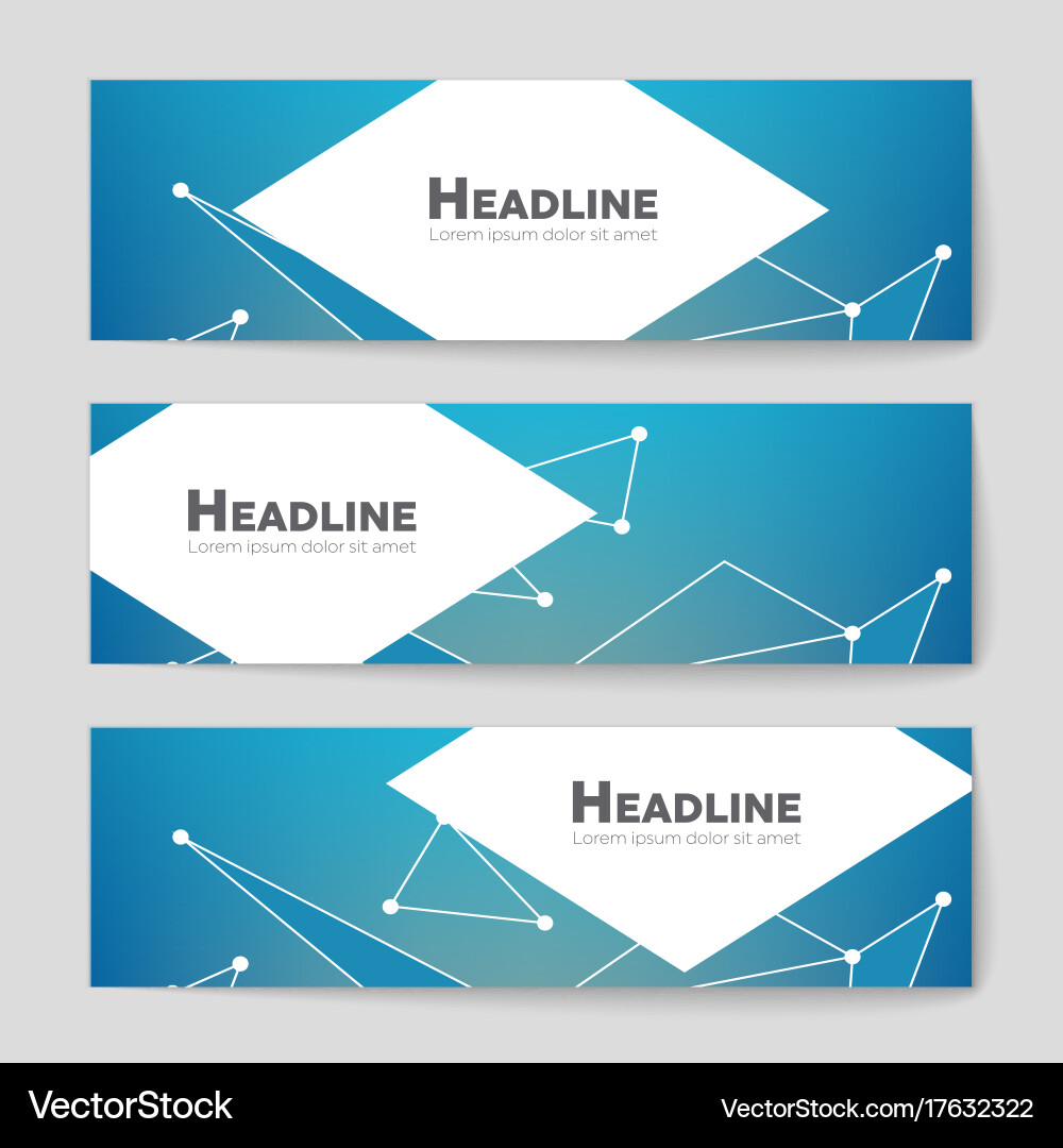 Abstract layout background set for art vector image