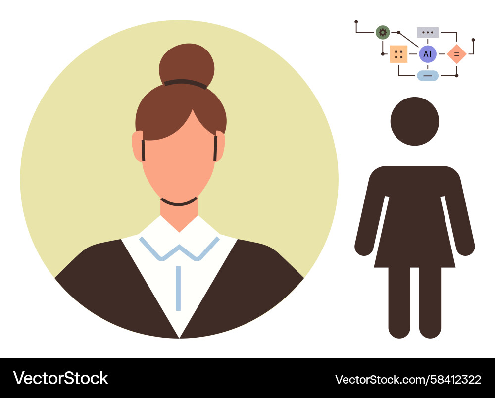 AI Decision Flowchart - Professional Vector Image