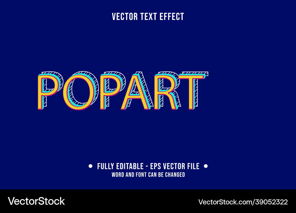 Editable text effect gradient style for digital Editable text effect gradient style for digital Vector Image