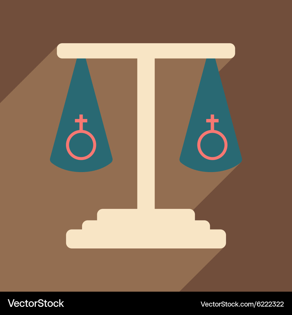 Flat with shadow icon and mobile application vector image